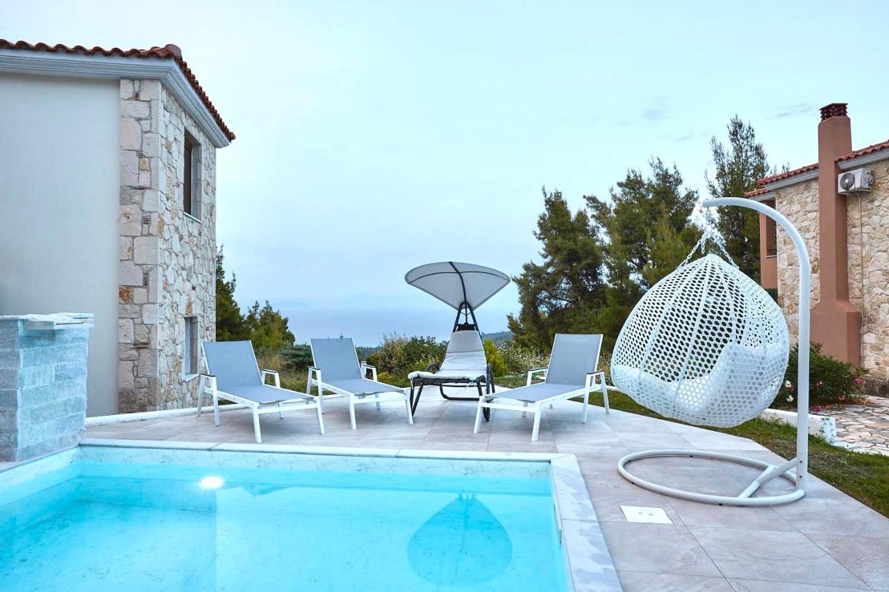 Earthy Boutique Luxurious House -Marble Luxury House Villa Paliúri Kültér fotó