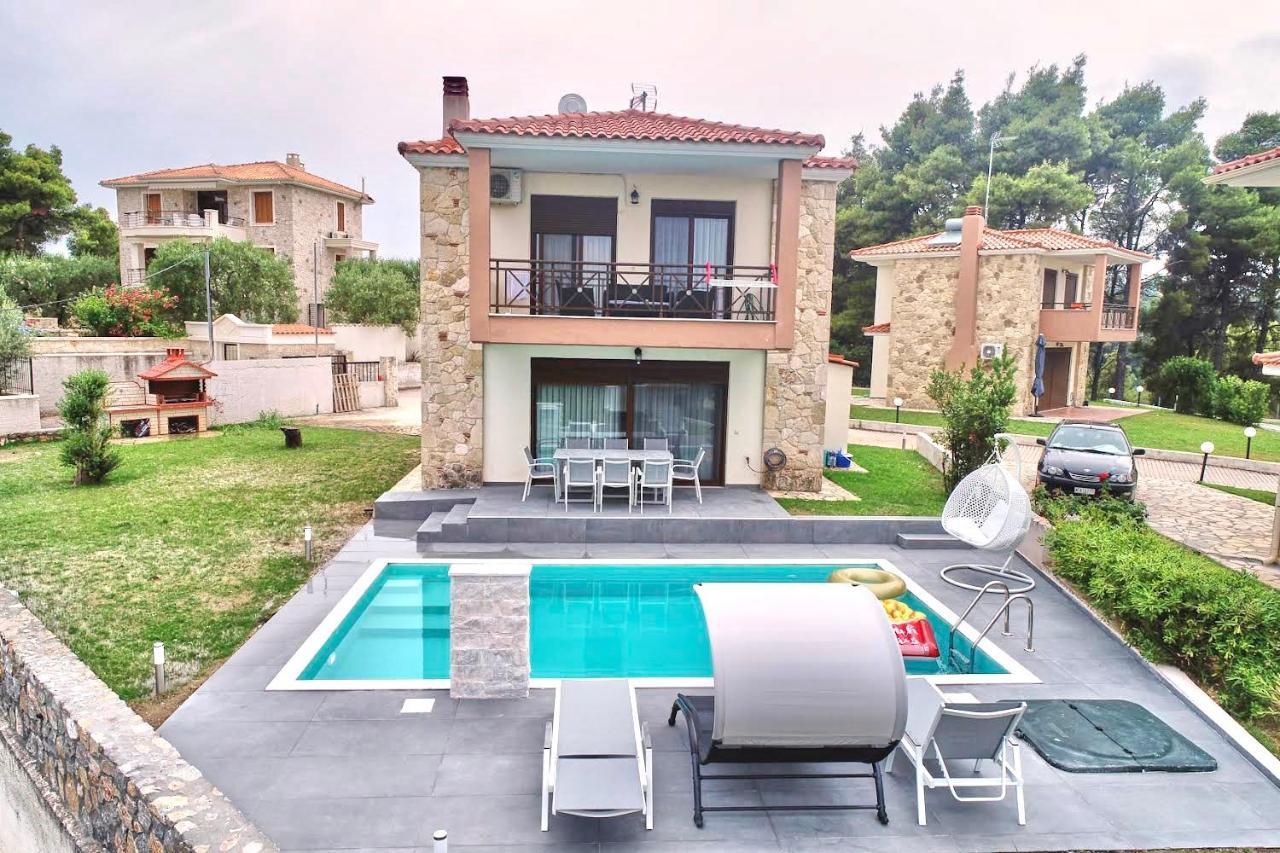 Earthy Boutique Luxurious House -Marble Luxury House Villa Paliúri Kültér fotó